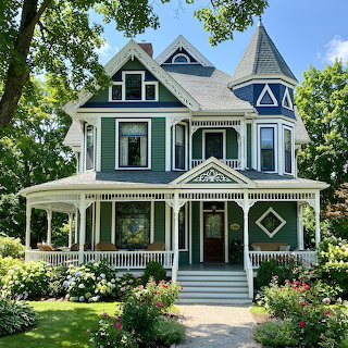 Victorian House with Turret