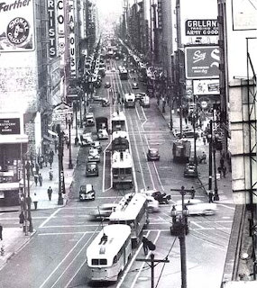 Los Angeles Broadway Streetcars
