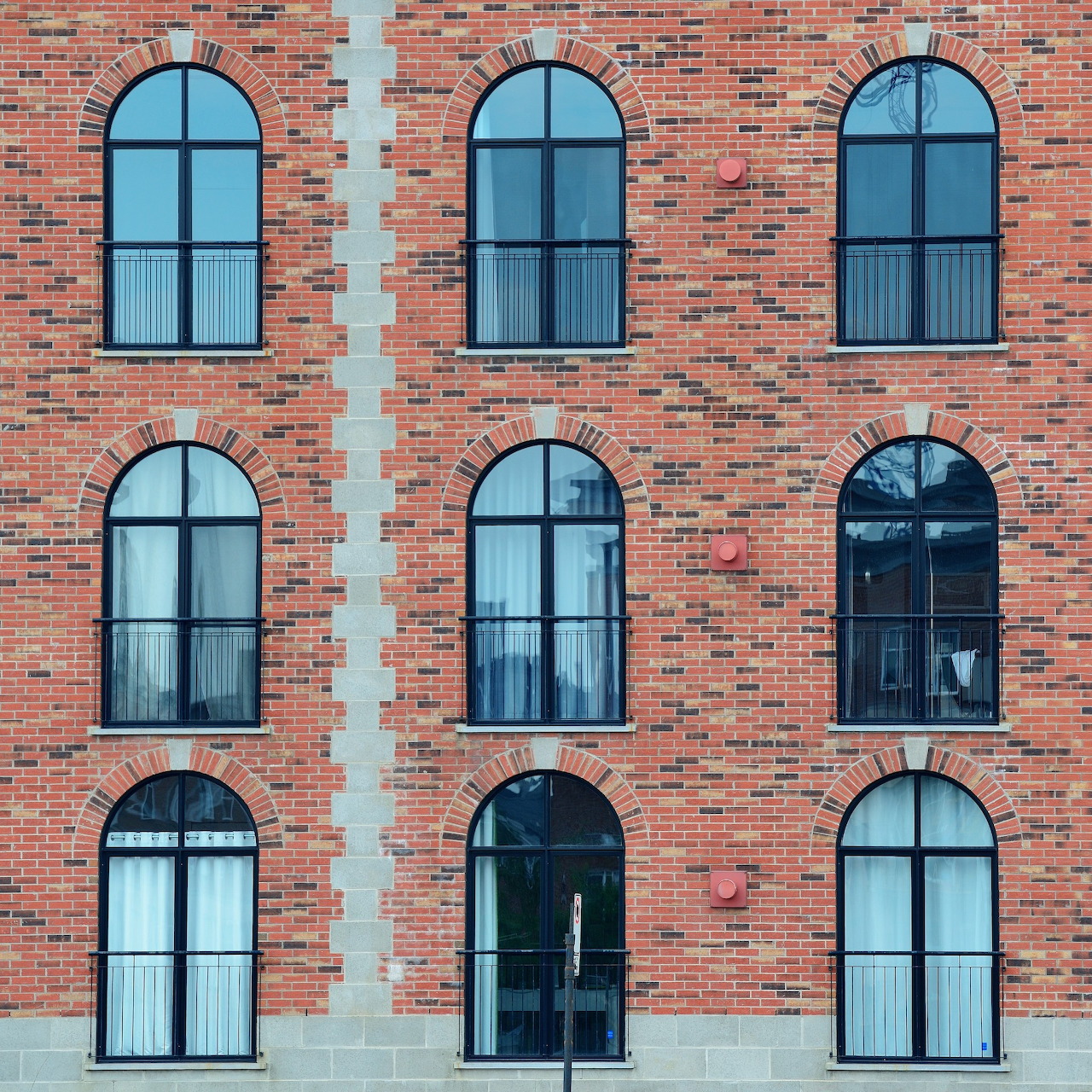 Brick Building Windows