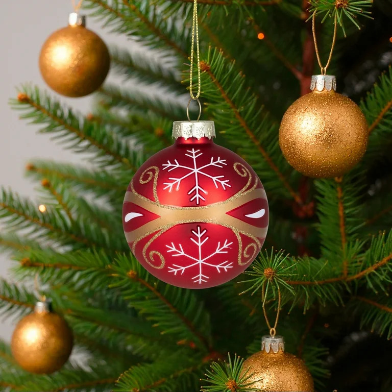 Christmas Ornaments on Tree