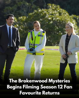 Brokenwood Mysteries Cast Outdoors