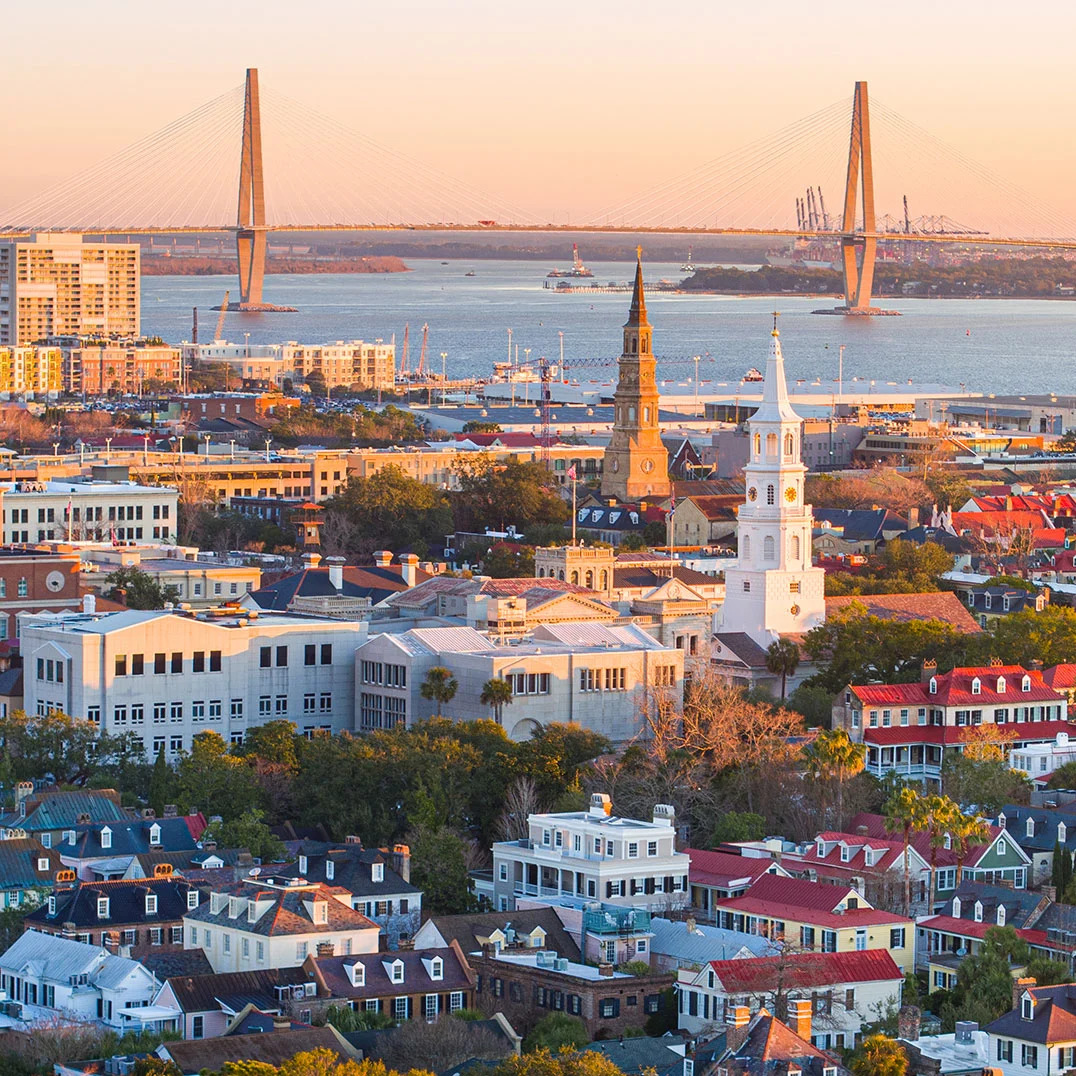 Charleston Harbor Cityscape