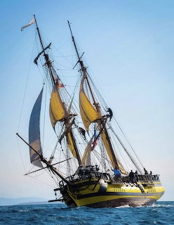 Tall Ship at Sea