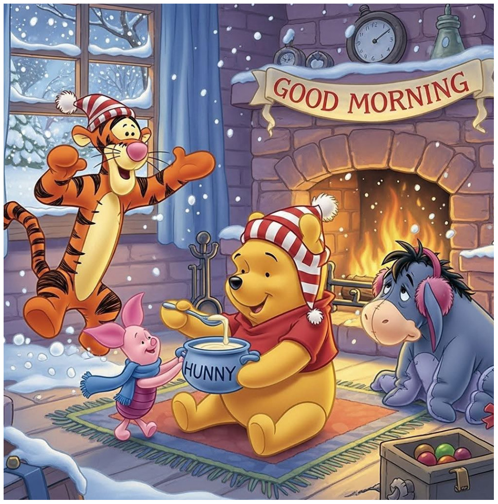 Winnie the Pooh Christmas Morning