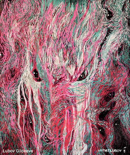 Eyes of Darkness Painting