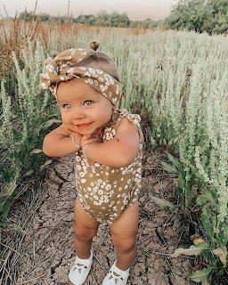 Toddler in Lavender Field
