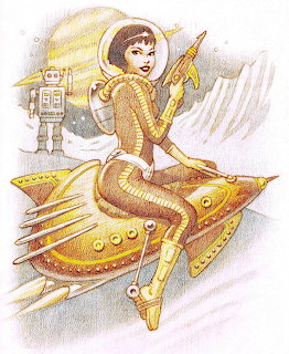 Space Cadet Pin-Up