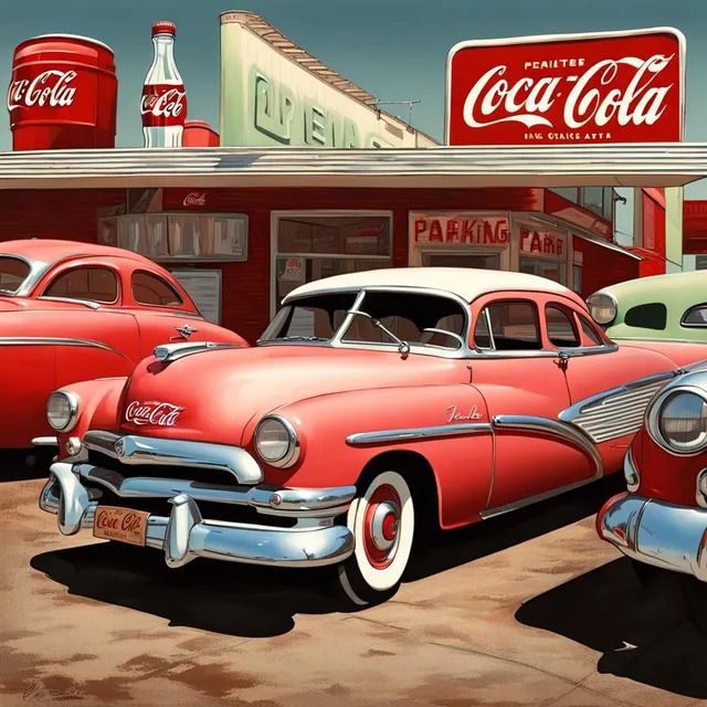 Vintage Coca-Cola Cars