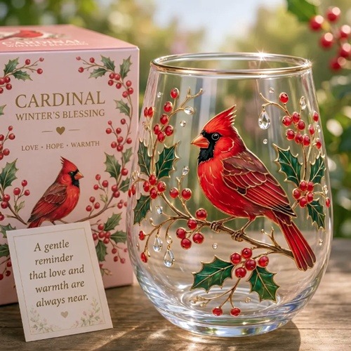 Cardinal Embossed Glass