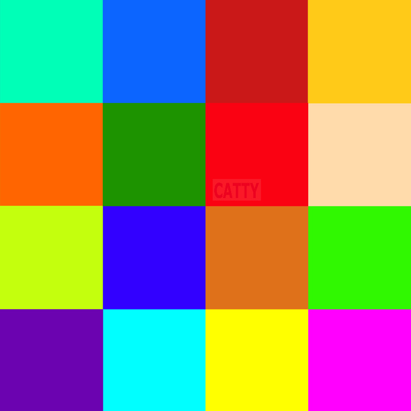 Colorful Grid Squares