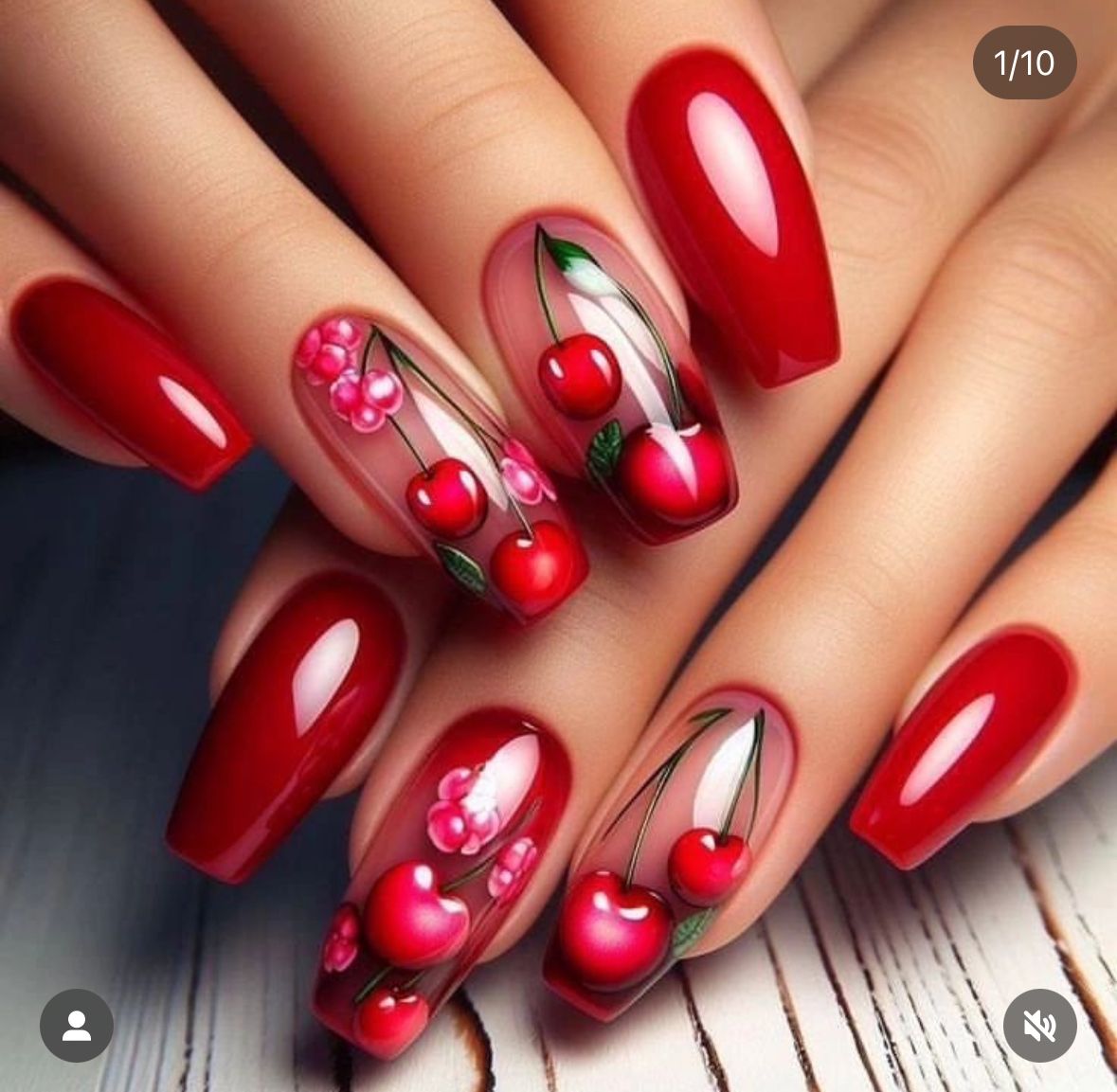 Cherry Nail Art
