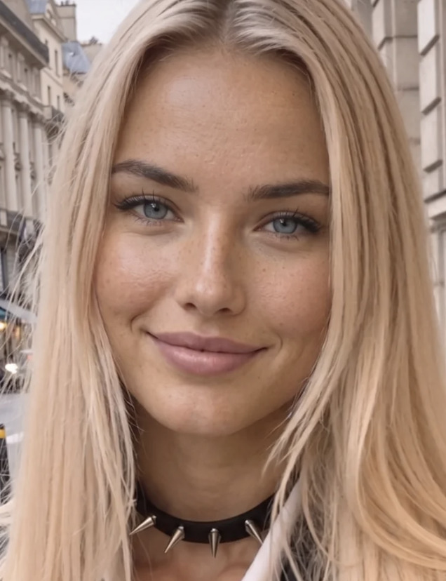 Young Blonde Woman Portrait