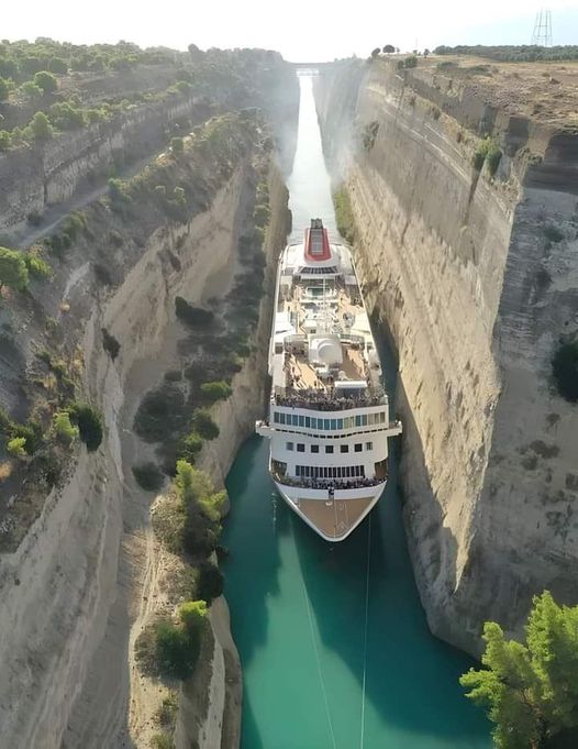 Corinth Canal in Greece