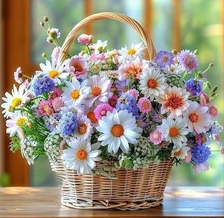 Wildflower Basket Arrangement