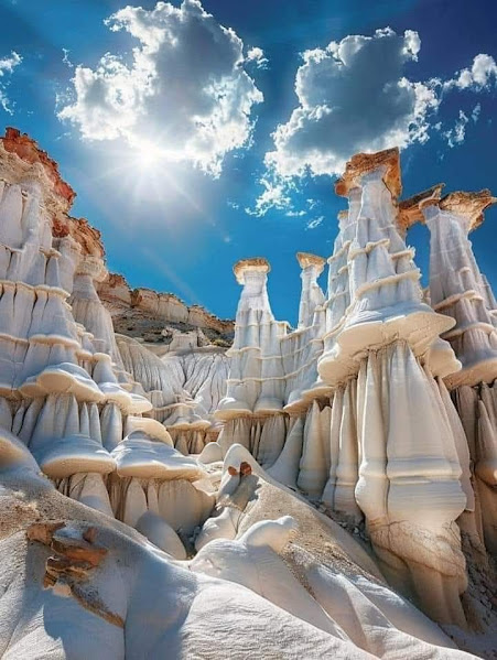 White Rock Formations Canyon
