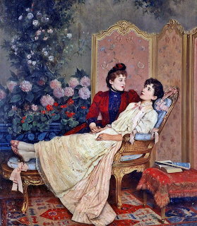 Daydreams, Auguste Toulmouche, 1890