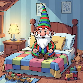 Cartoon Gnome Bedroom