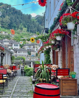 Gjirokastra Albania Terrace