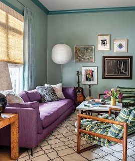 Purple Sofa Living Room