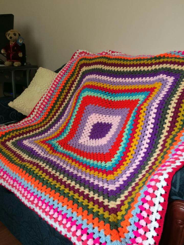 Colorful Crochet Blanket
