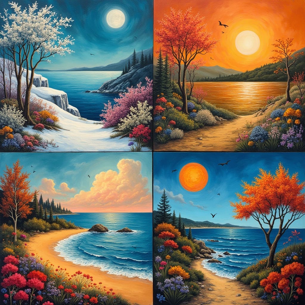 Four Seasons Landscape