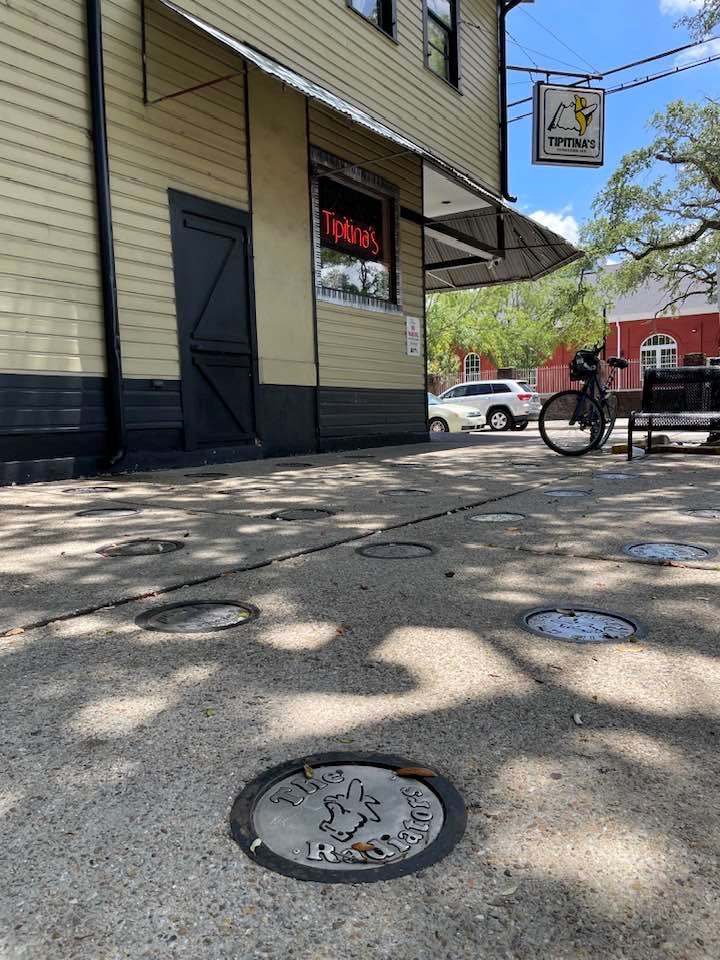 Corner building exterior of Tipitina's music venue in New Orleans