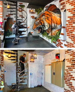 Tiger Street Art Mural