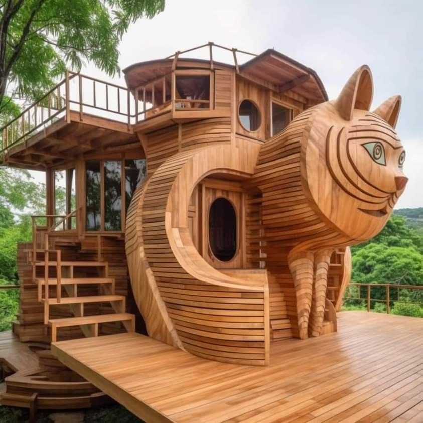 Cat Shaped House