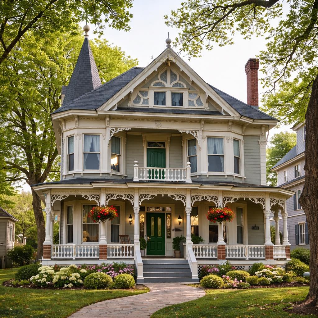 Victorian House with Turret