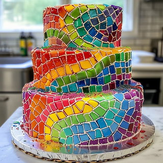 Mosaic Cake