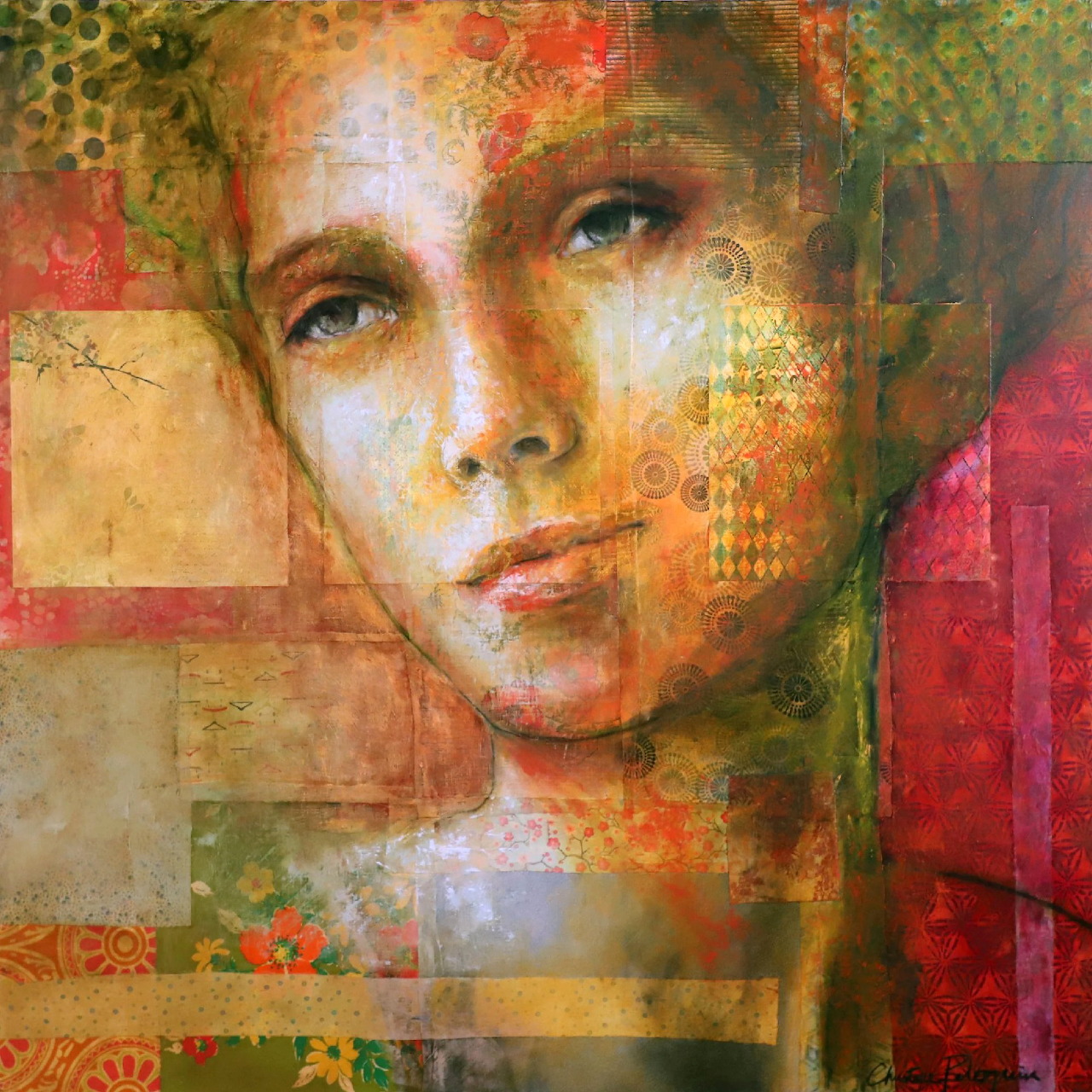 Abstract Woman Portrait