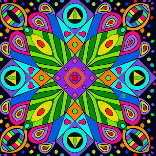 Colorful Symmetrical Mandala