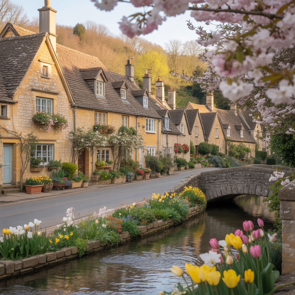 Cotswold Village Stream