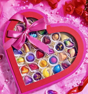Valentine Chocolate Heart Box