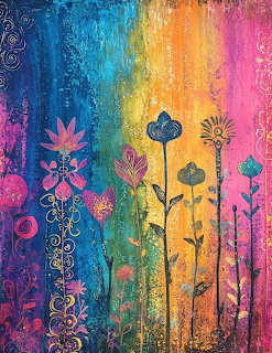 Colorful Fantasy Flowers