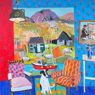 Colorful Farmhouse Interior