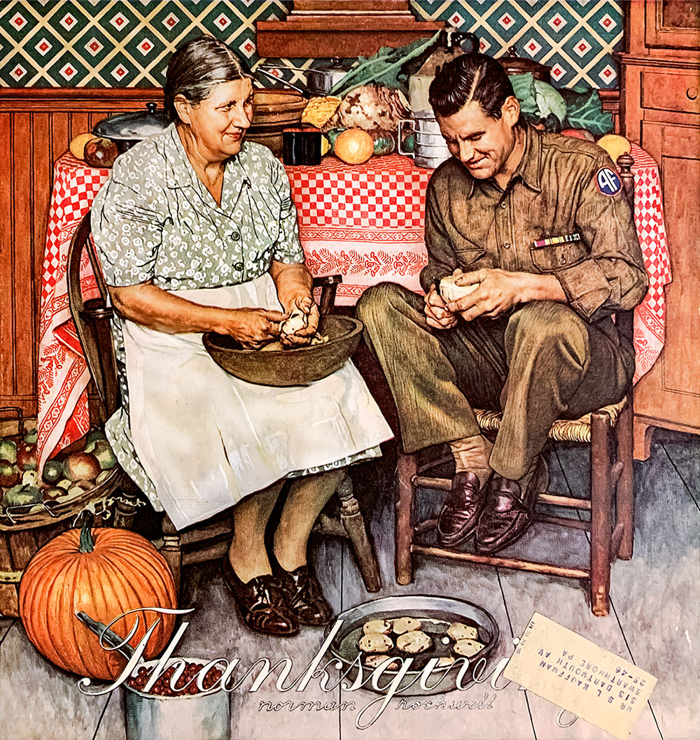 Vintage Thanksgiving Family Reunion