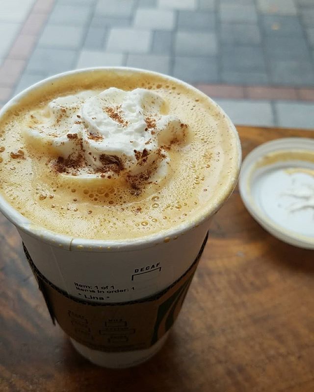 Latte with Cinnamon Foam