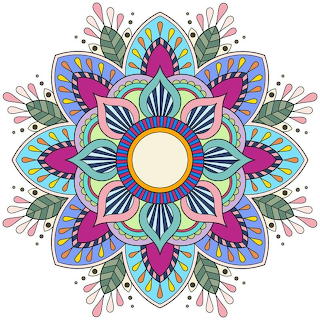 Colorful Floral Mandala