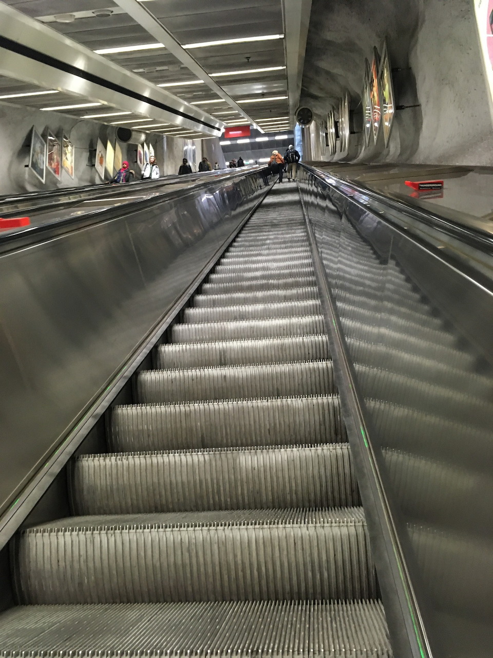 Metro Escalator Tunnel