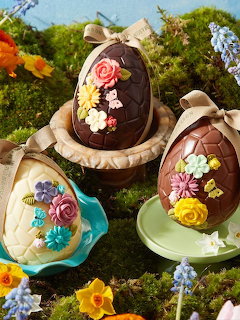 Decorated Easter Chocolate Eggs