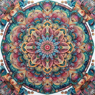Ornate Floral Mandala