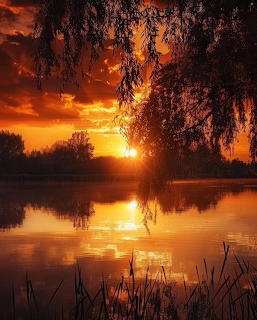 Golden Lake Sunset