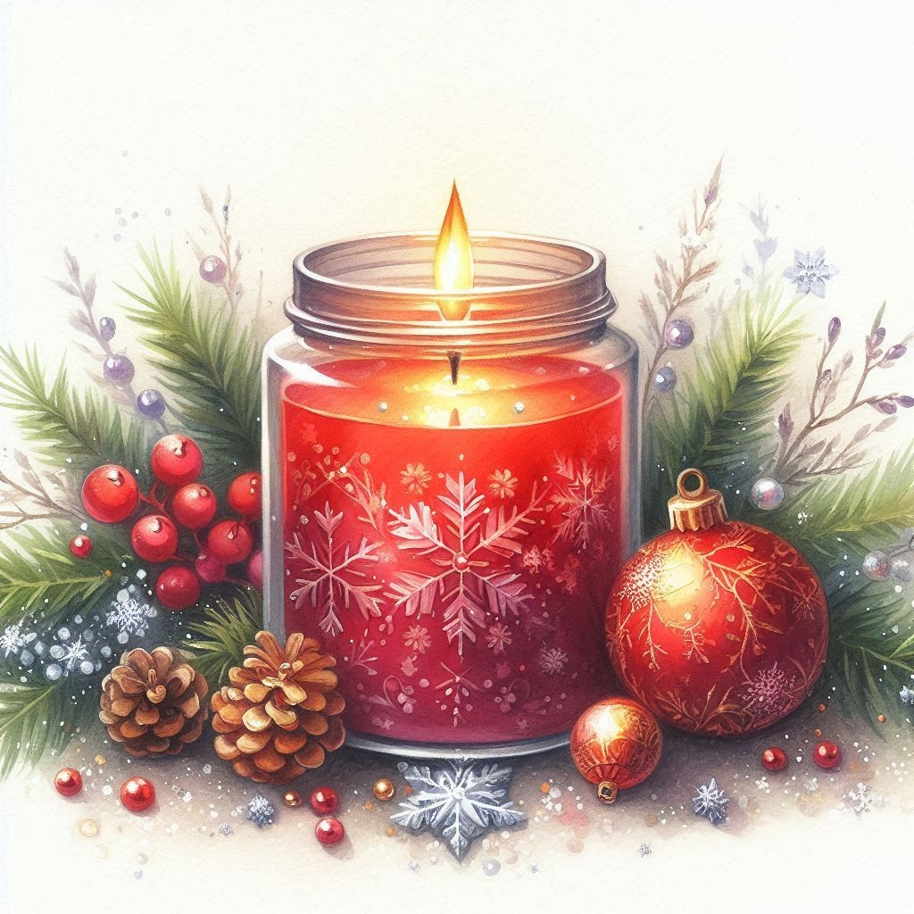 Christmas Candle Decoration