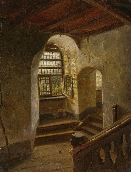 Adolph Tidemand Interior Staircase