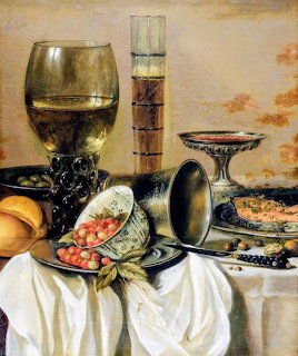 Strawberries & Drinking Glasses by Pieter Claesz