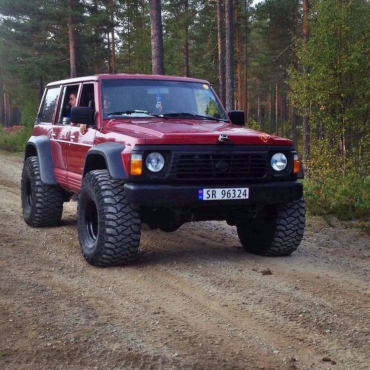 Red Off-Road SUV