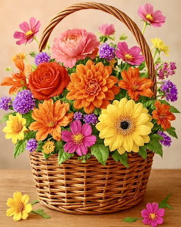 Basket of Flowers
