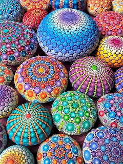 Painted Mandala Stones