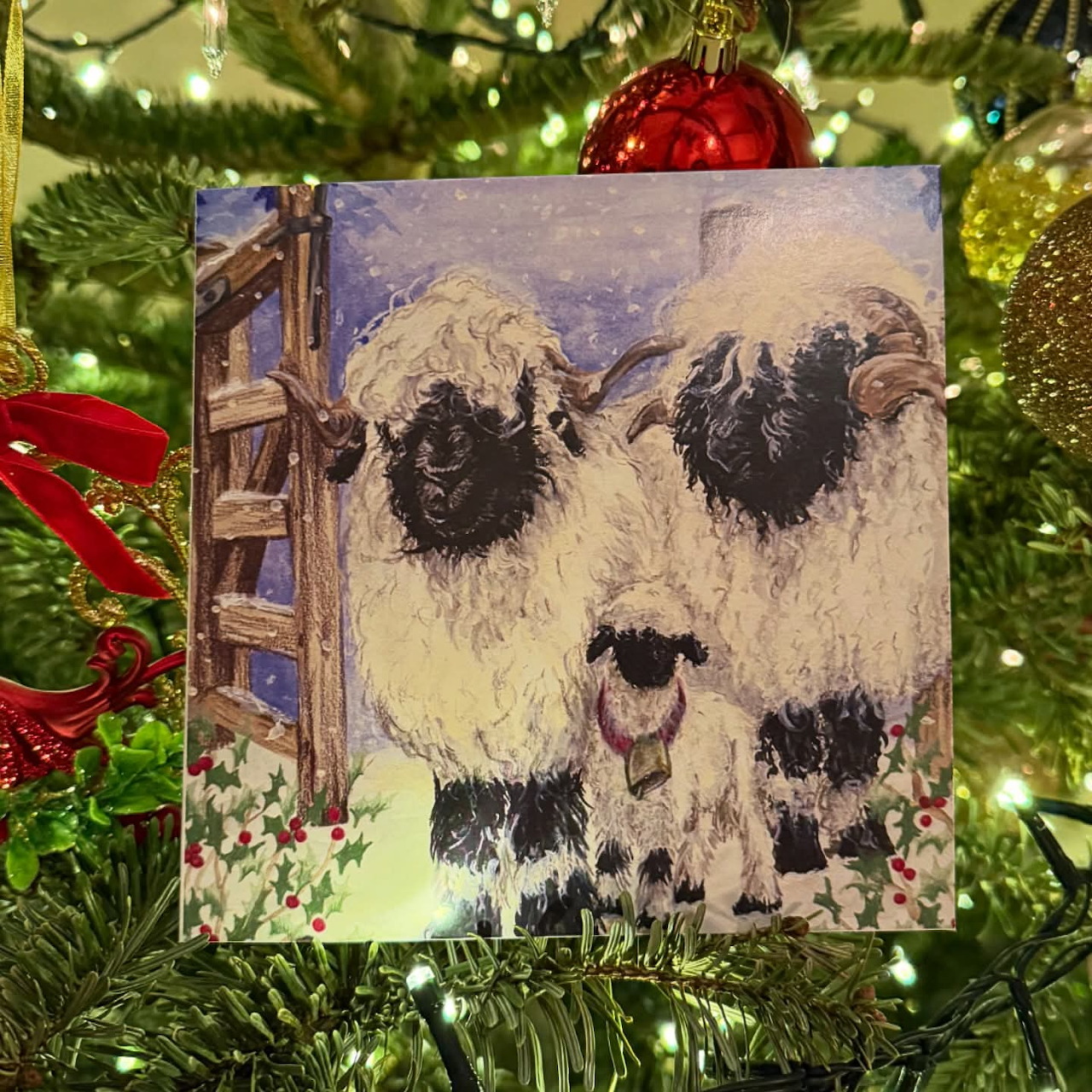 Sheep Christmas Ornament